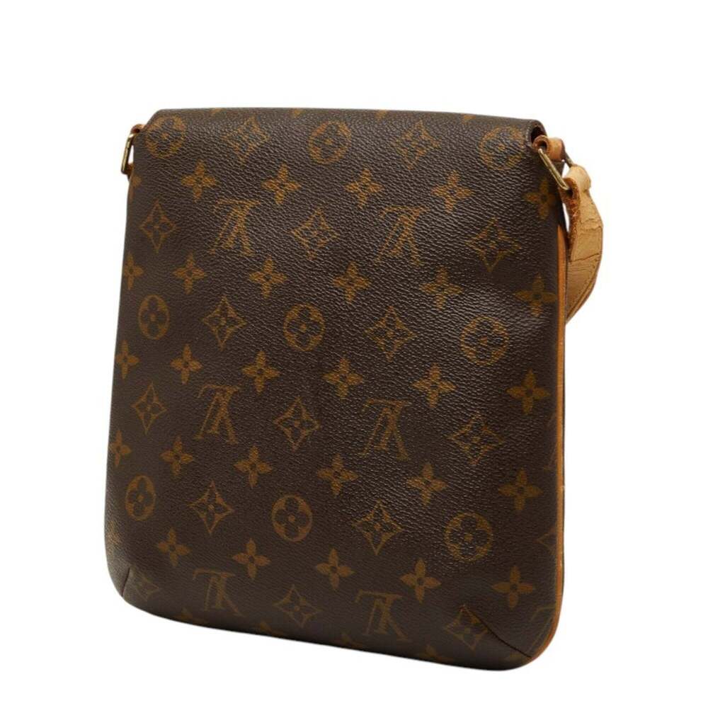 LOUIS VUITTON Brown Monogram Leather Shoulder Bag - Picture 2 of 12